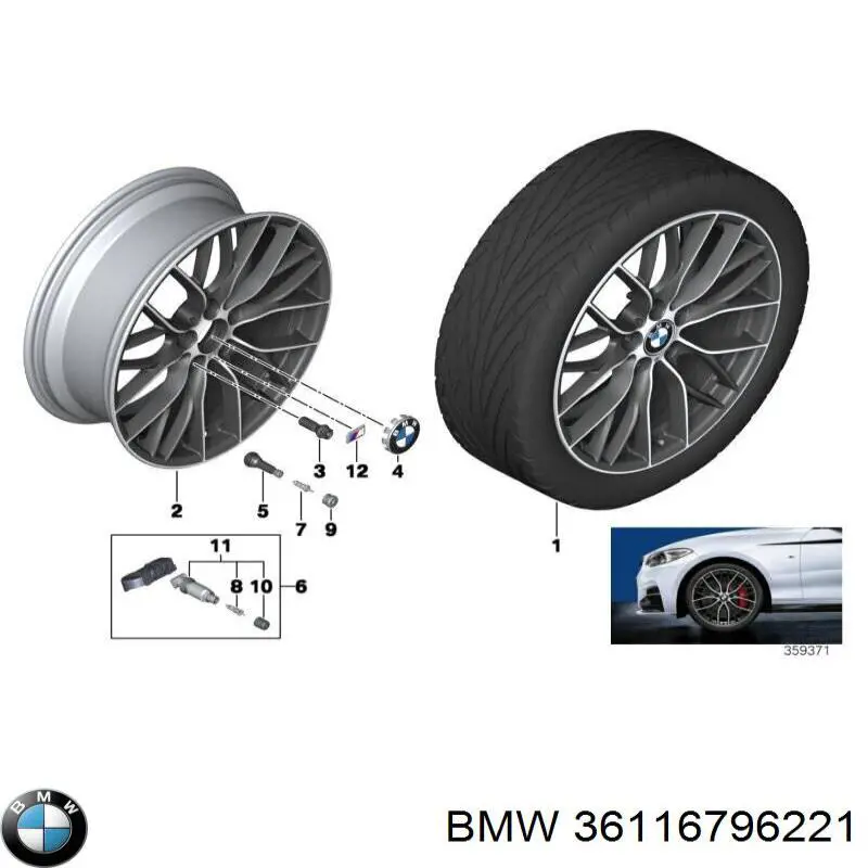  BMW 36116796221 ціна, від 1079.73 USD