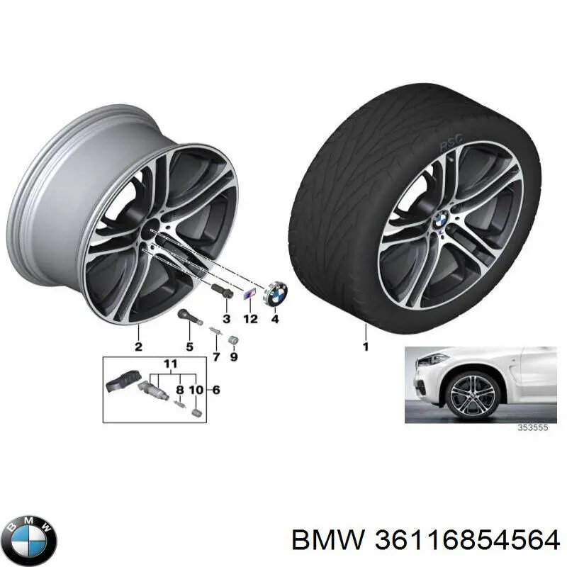 36116854564 BMW 