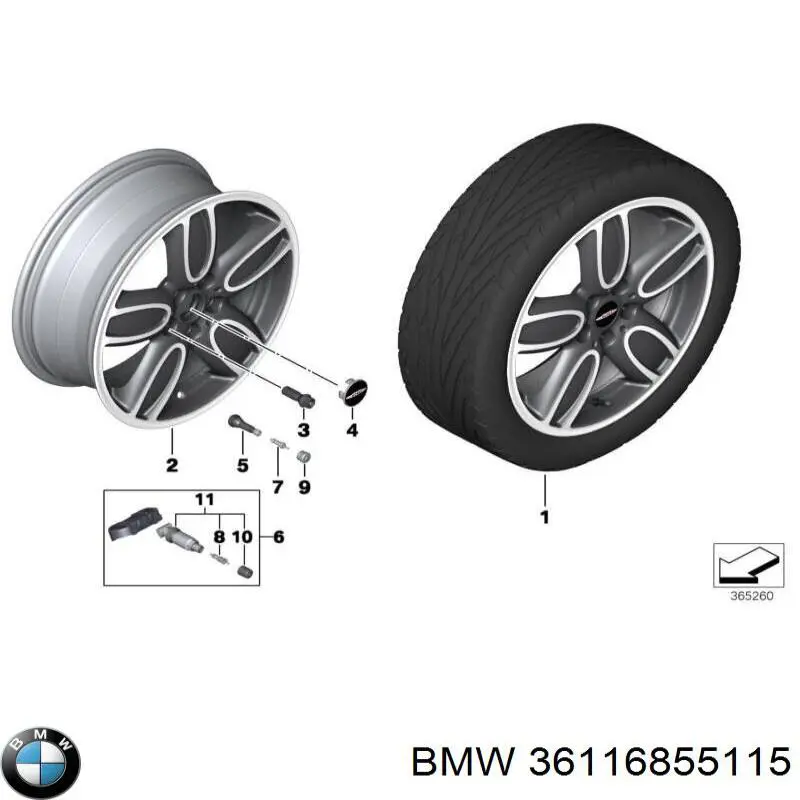 36116855115 BMW 