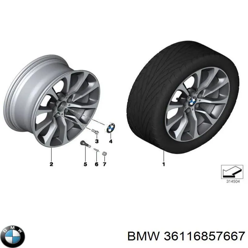 36116857667 BMW 