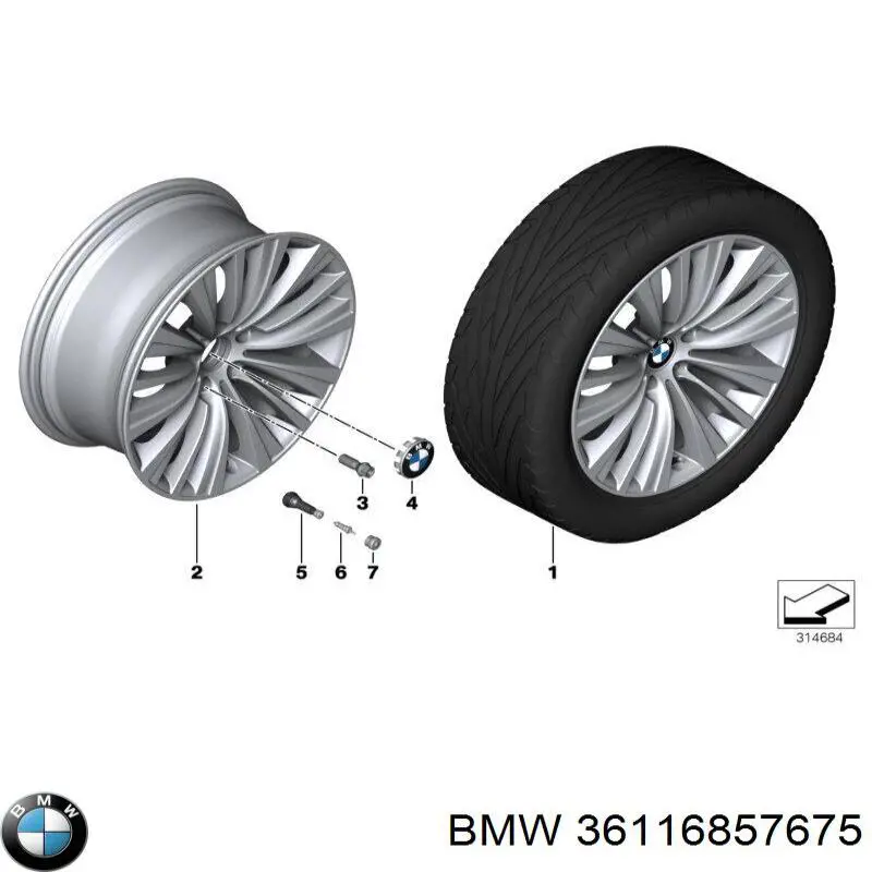 36116857675 BMW 