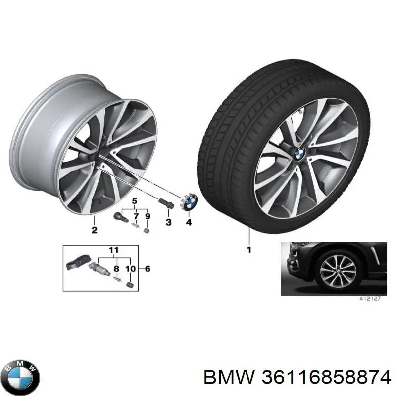  BMW 36116858874 ціна, від 126.69 USD