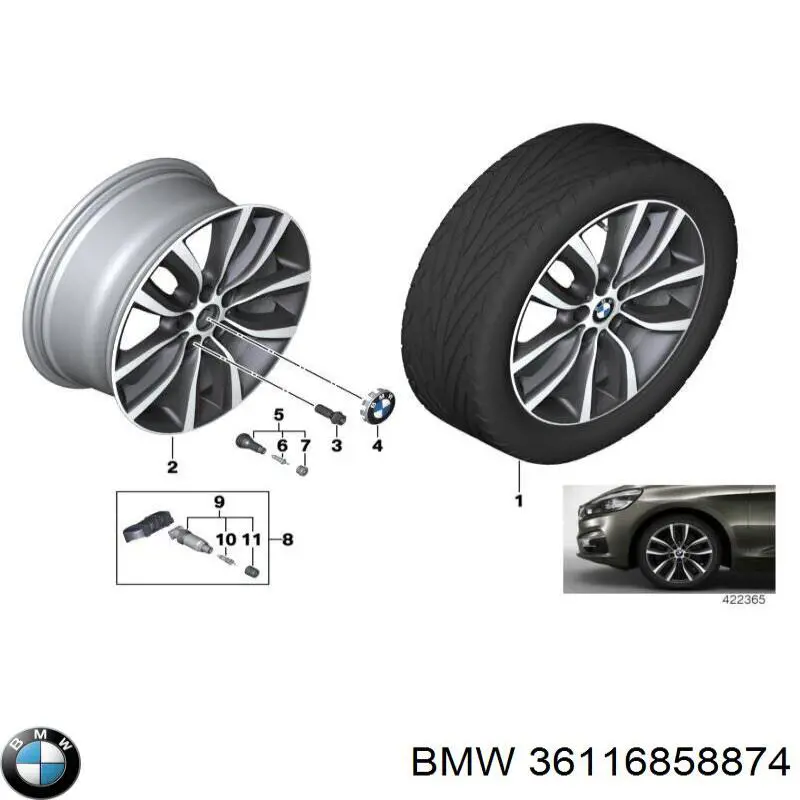 36116858874 BMW 