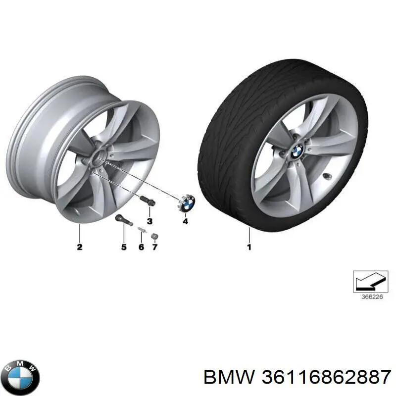 36116862887 BMW 