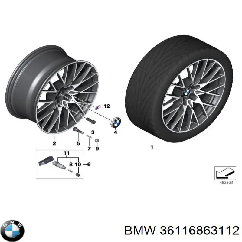 Купити 36116863112 BMW 