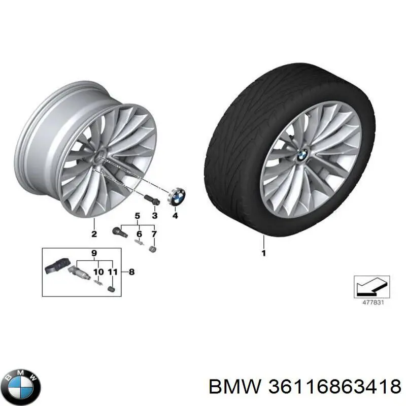 36116863418 BMW 