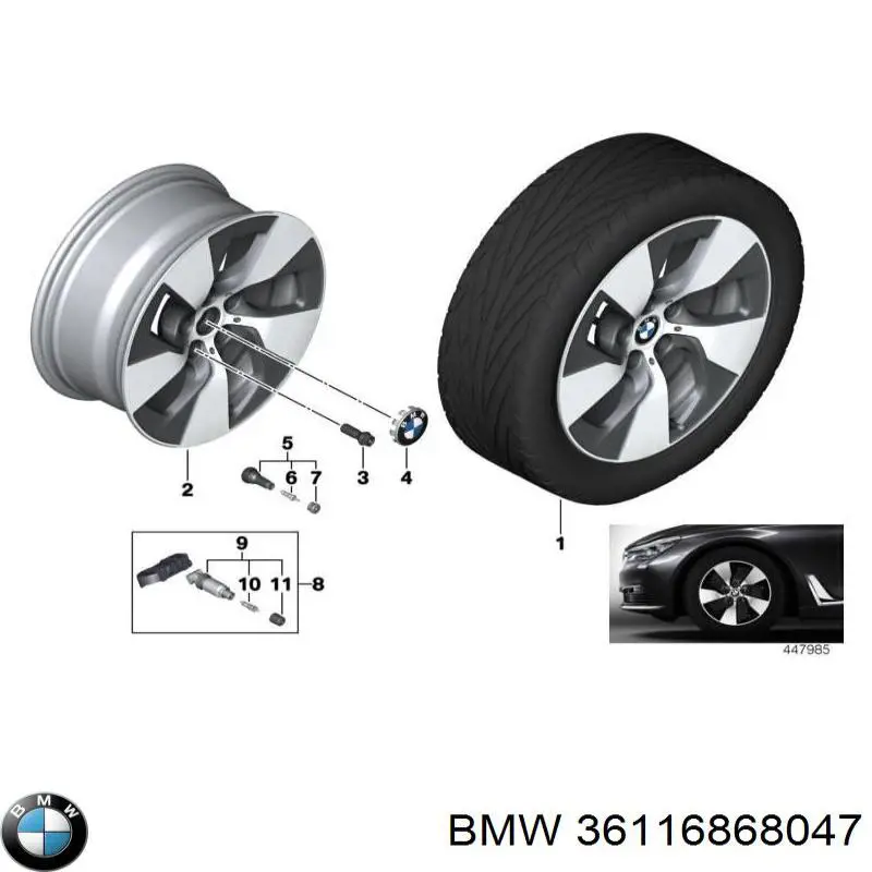  BMW 36116868047 ціна, від 564.51 USD