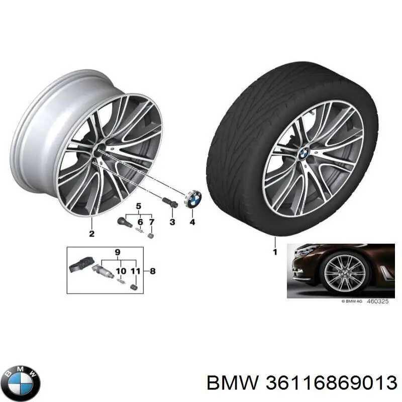  BMW 36116869013 ціна, від 1098.60 USD