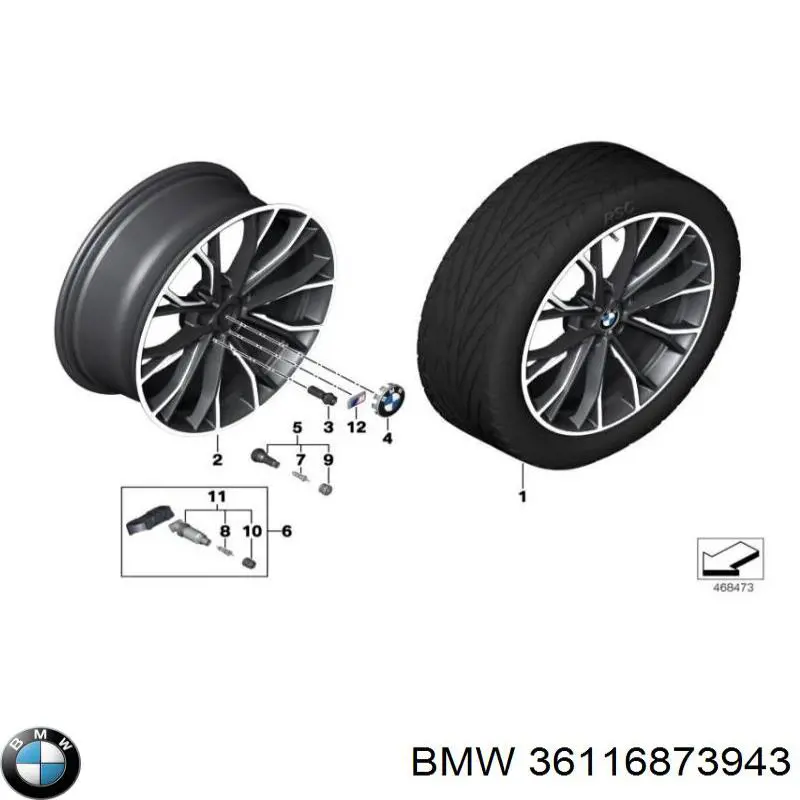  BMW 36116873943 ціна, від 759.94 USD