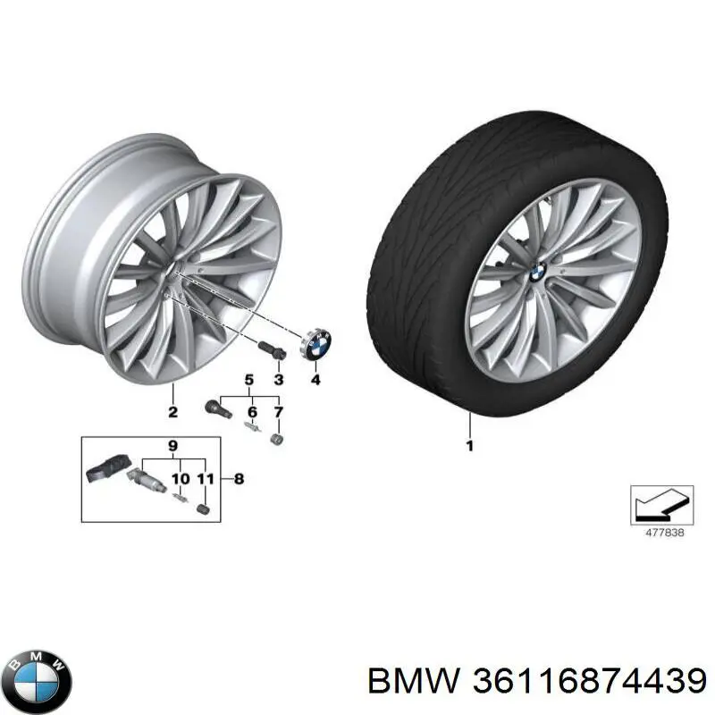 36116874439 BMW 