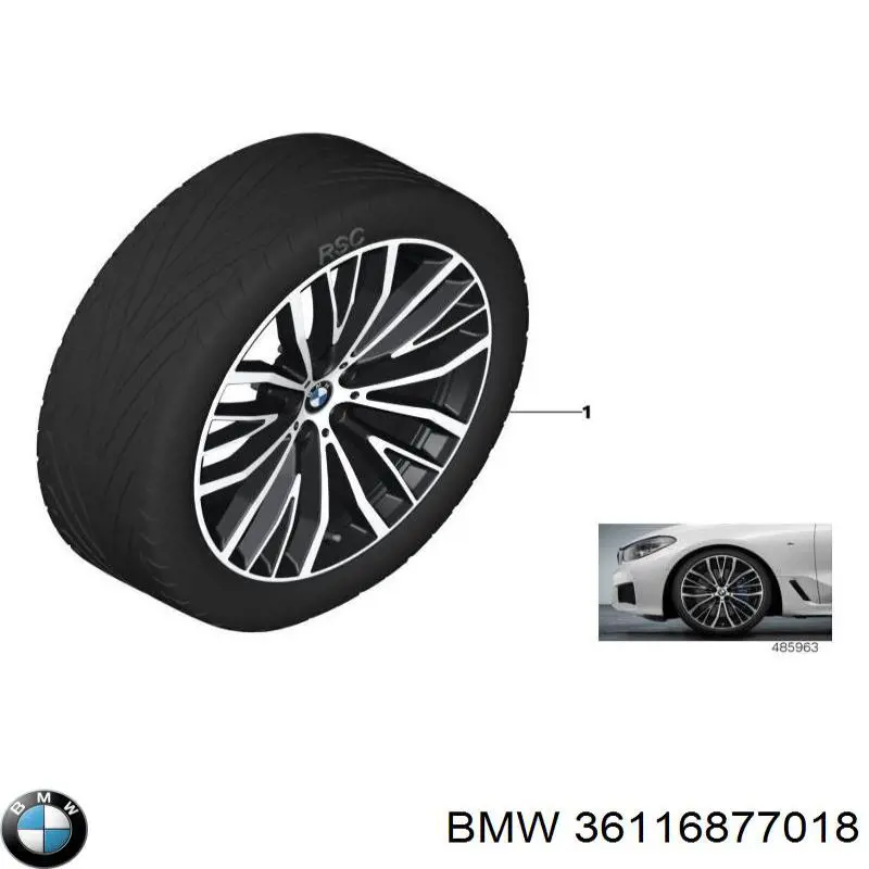 Купити 36116877018 BMW 