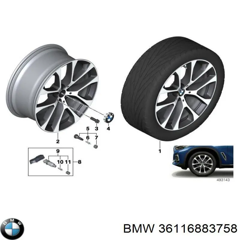 36116883758 BMW 