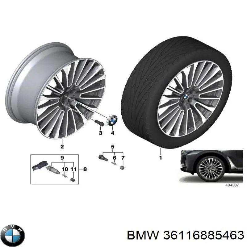 36116885463 BMW 