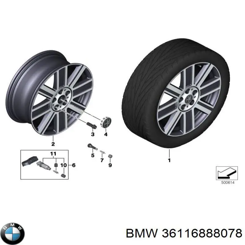 36116888078 BMW 