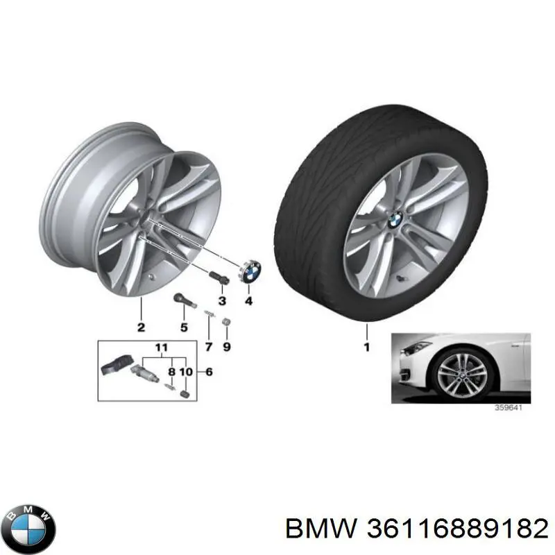 36116889182 BMW 
