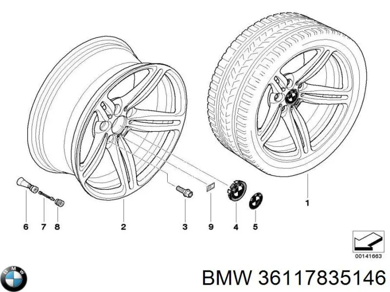  BMW 36117835146 ціна, від 1370.94 USD