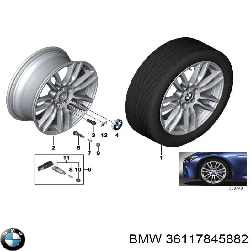 36117845882 BMW 