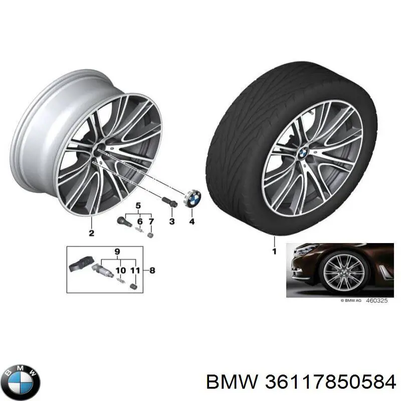  BMW 36117850584 ціна, від 1567.76 USD