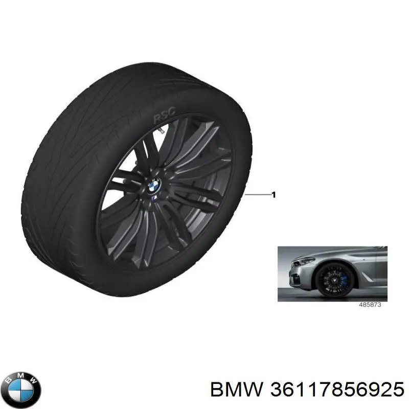  BMW 36117856925 ціна, від 858.05 USD