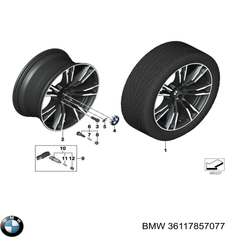 36117857077 BMW 