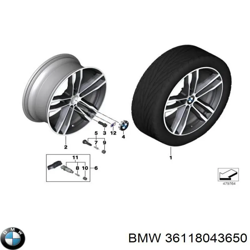  BMW 36118043650 ціна, від 903.77 USD