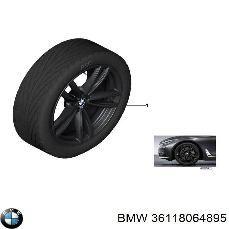 36118064895 BMW Диски колісні литі (легкосплавні, титанові)