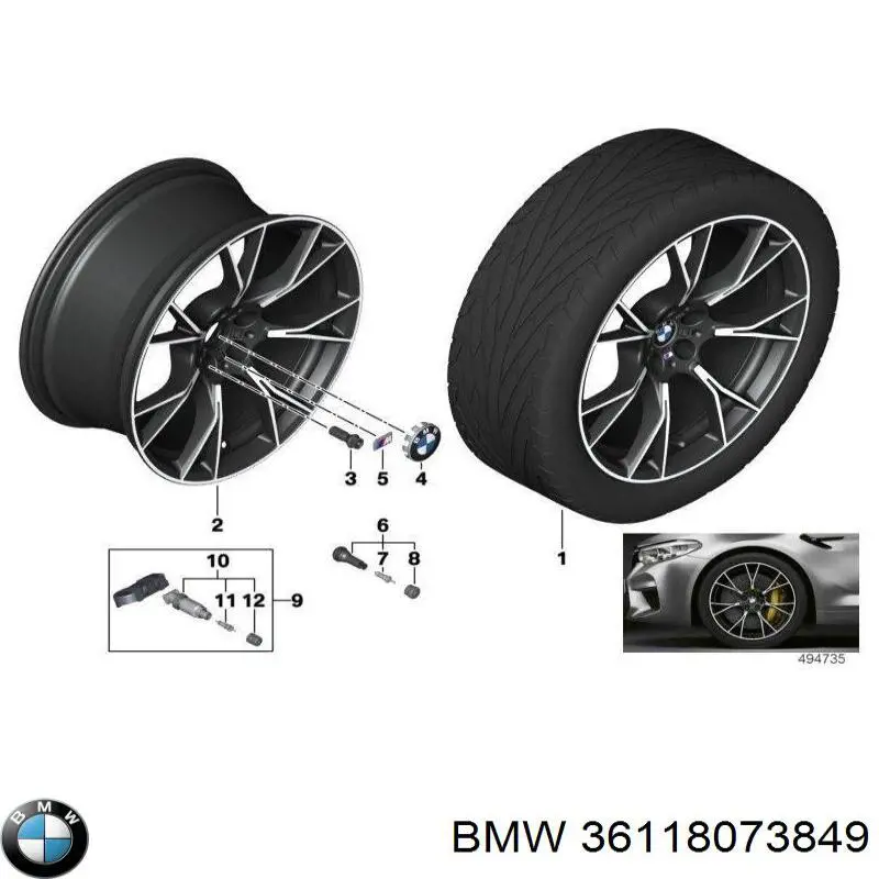 36118073849 BMW 