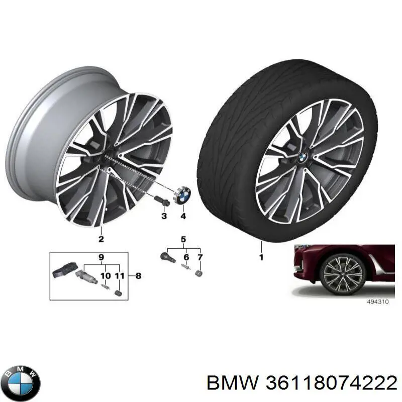 36118074222 BMW 