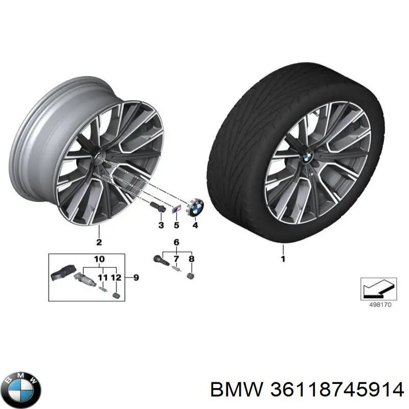  BMW 36118745914 ціна, від 1006.37 USD