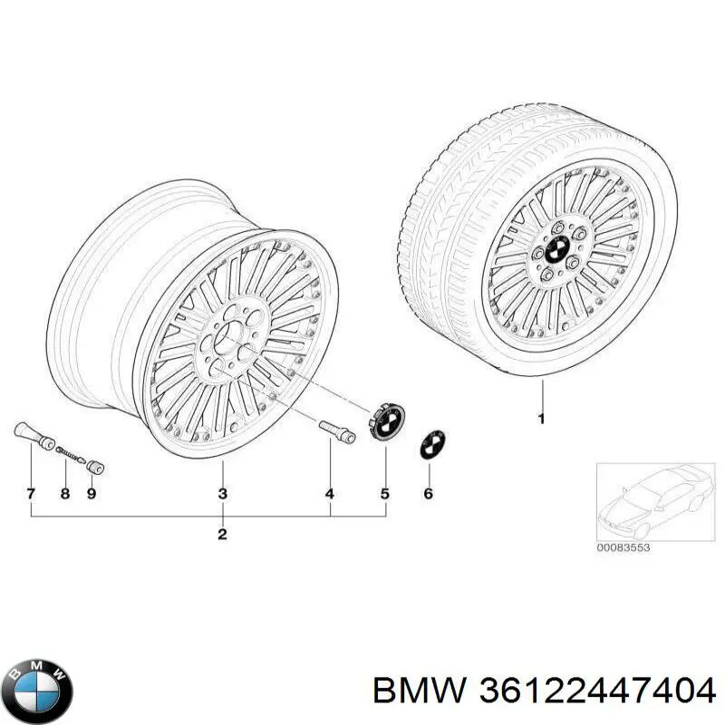  BMW 36122447404 ціна, від 34.87 USD