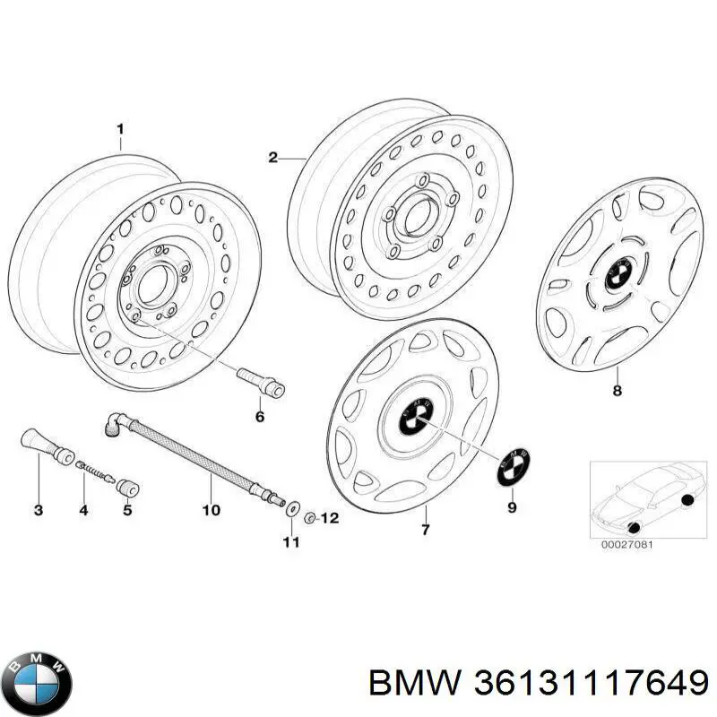  BMW 36131117649