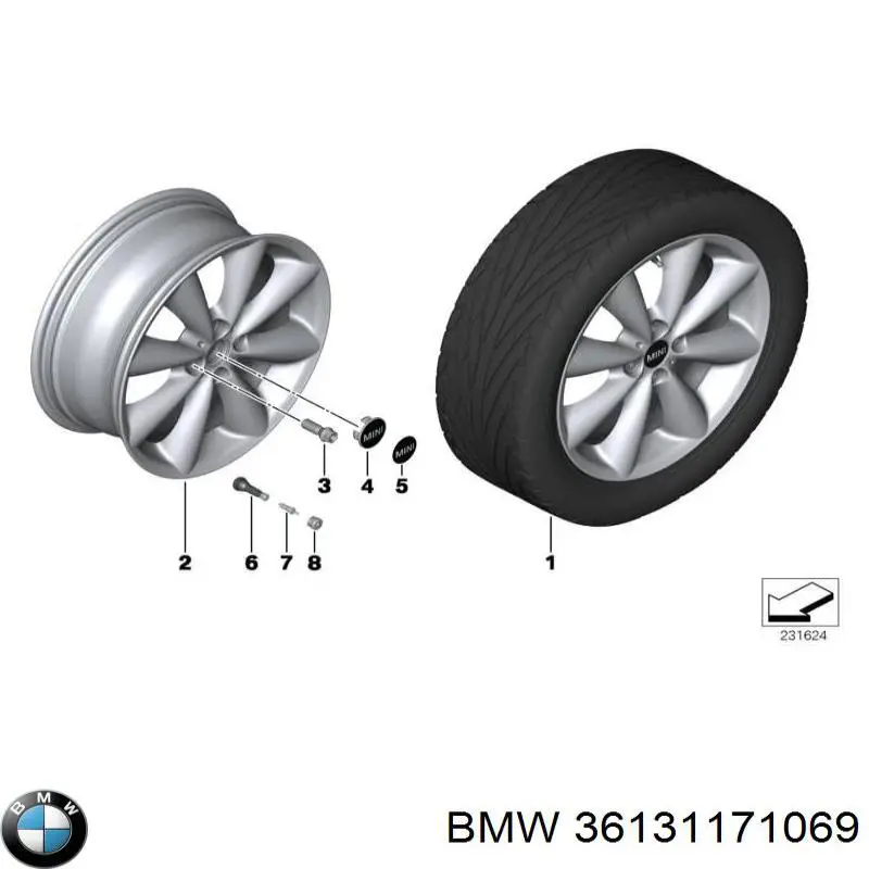  BMW 36131171069 ціна, від 21.11 USD