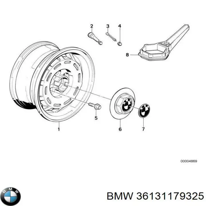Купити 36131179325 BMW 