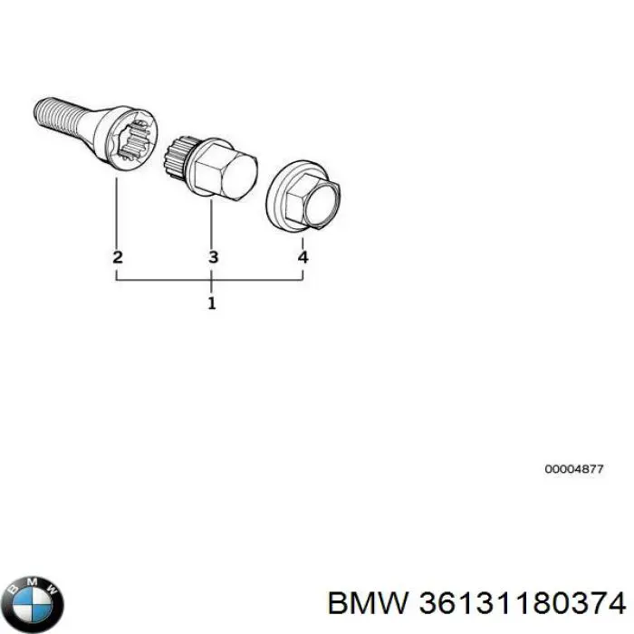 36131180374 BMW Пробка піддона двигуна