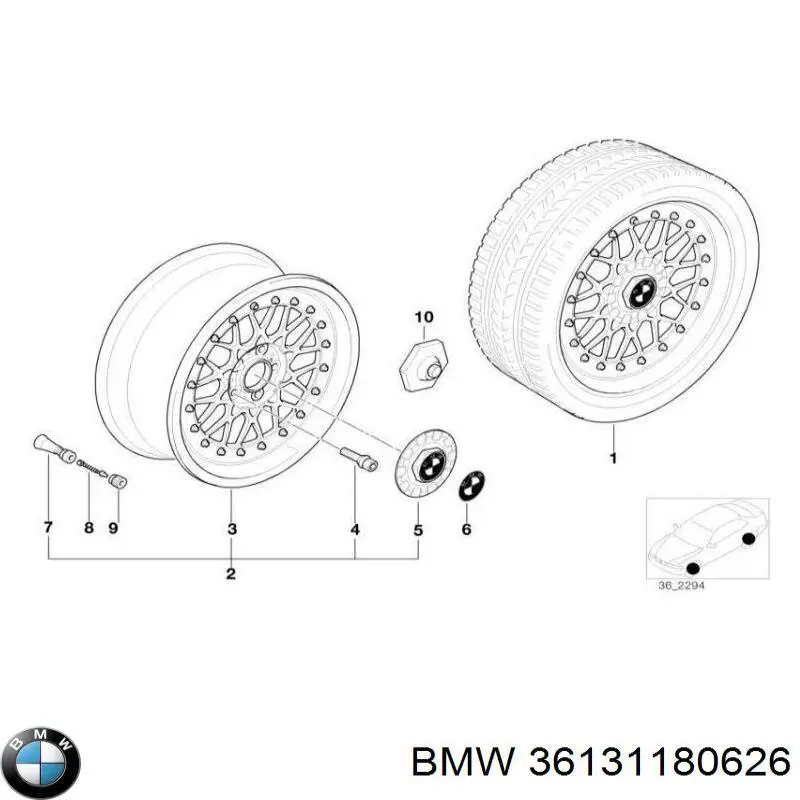 36131180626 BMW 