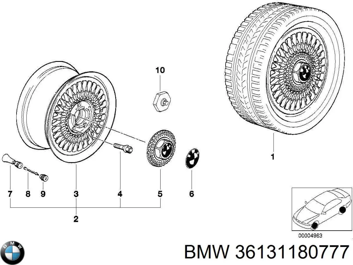 36131180777 BMW 
