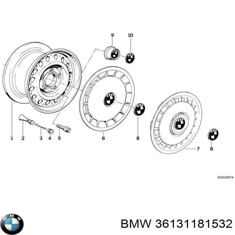36131181532 BMW Ковпаки на колеса