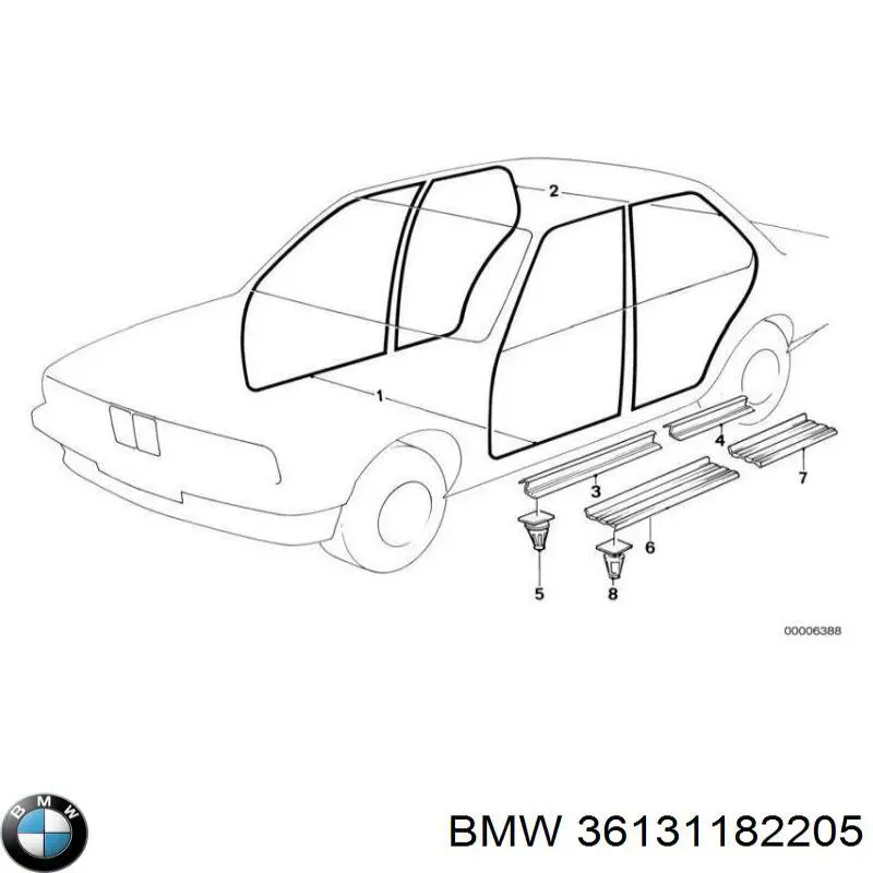 Купити 36131182205 BMW Автомобільні ковпаки