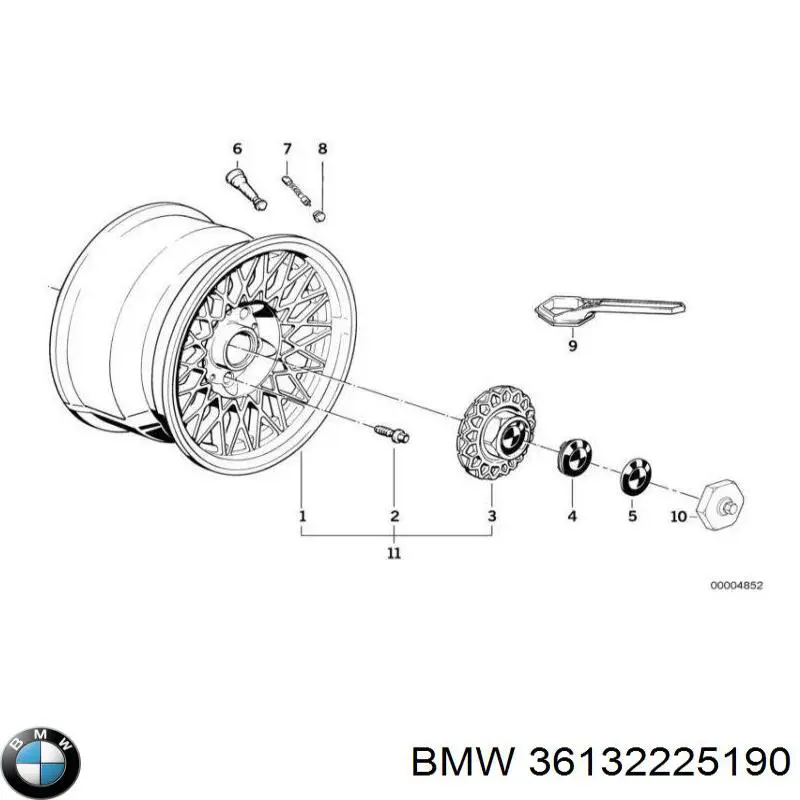 Купити 36112225190 BMW 
