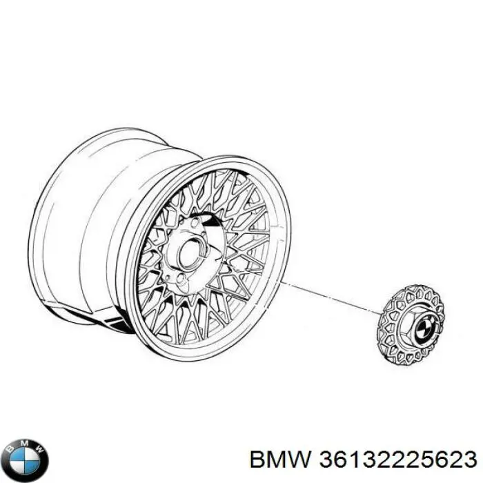 Купити 36132225623 BMW Автомобільні ковпаки