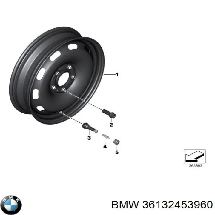 36132453960 BMW Болти до колеса