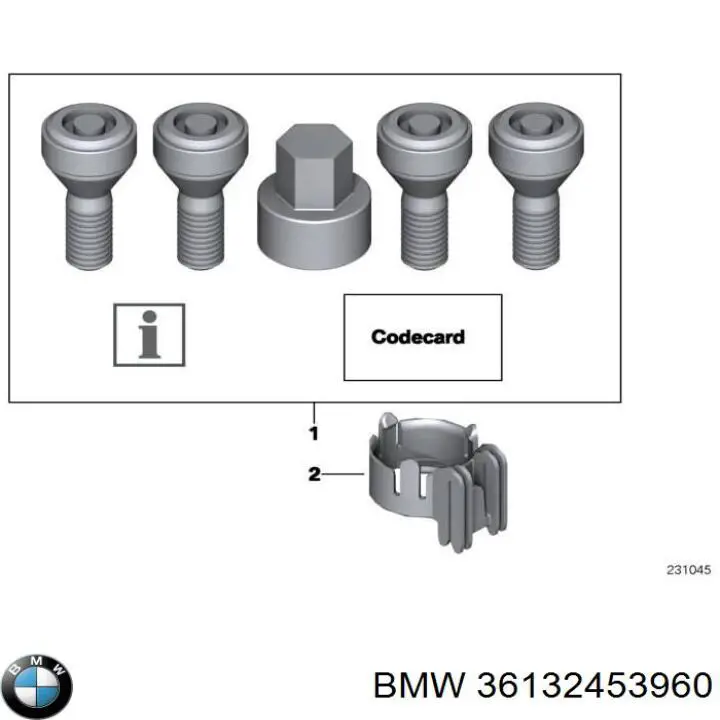 36132453960 BMW Болти до колеса