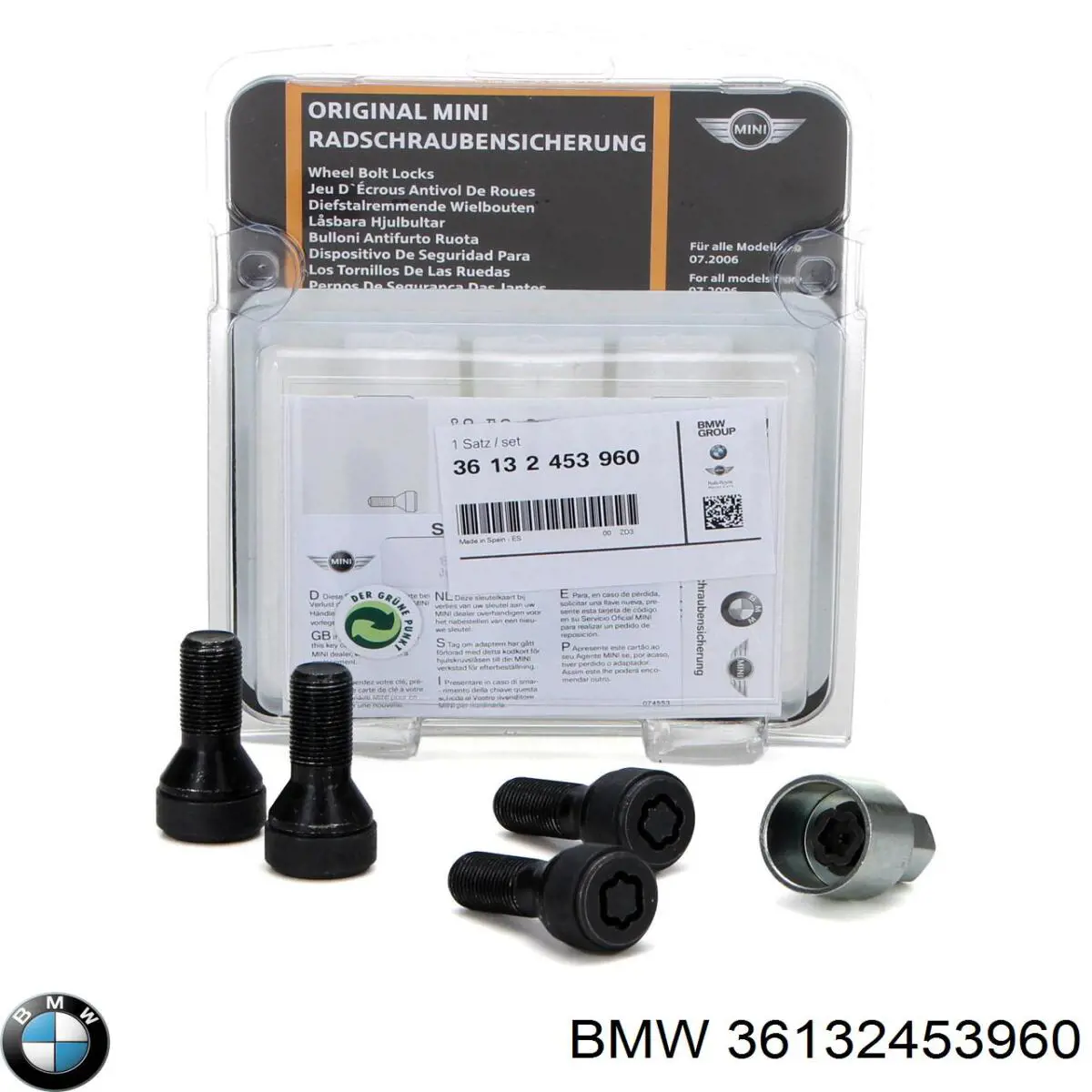 Колісний болт BMW 36136782989 ціна, від 89.66 USD