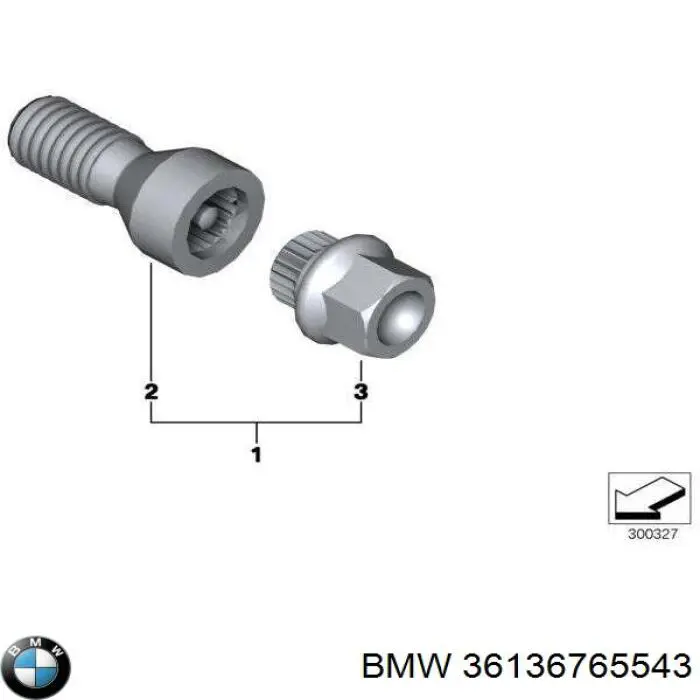  BMW 36136765543 ціна, від 14.20 USD