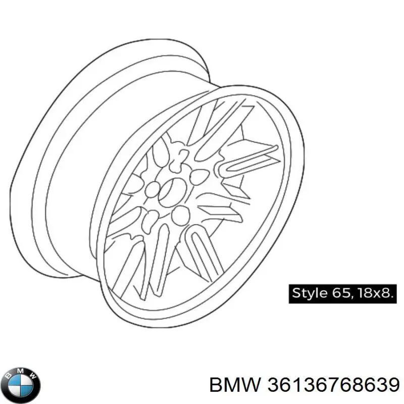 Ковпаки на диски BMW 36131093324 ціна, від 9.67 USD
