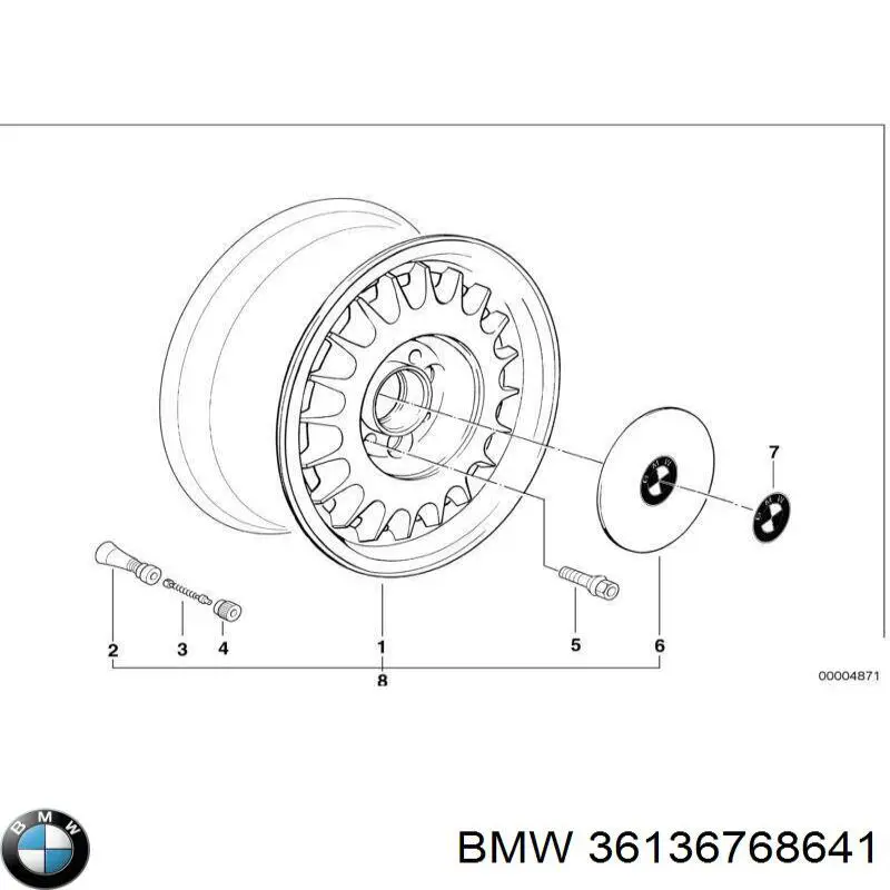 36136768641 BMW Ковпаки на колеса