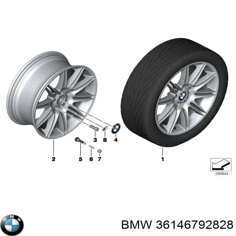 Датчик тиску в шинах A0014012713 Mercedes