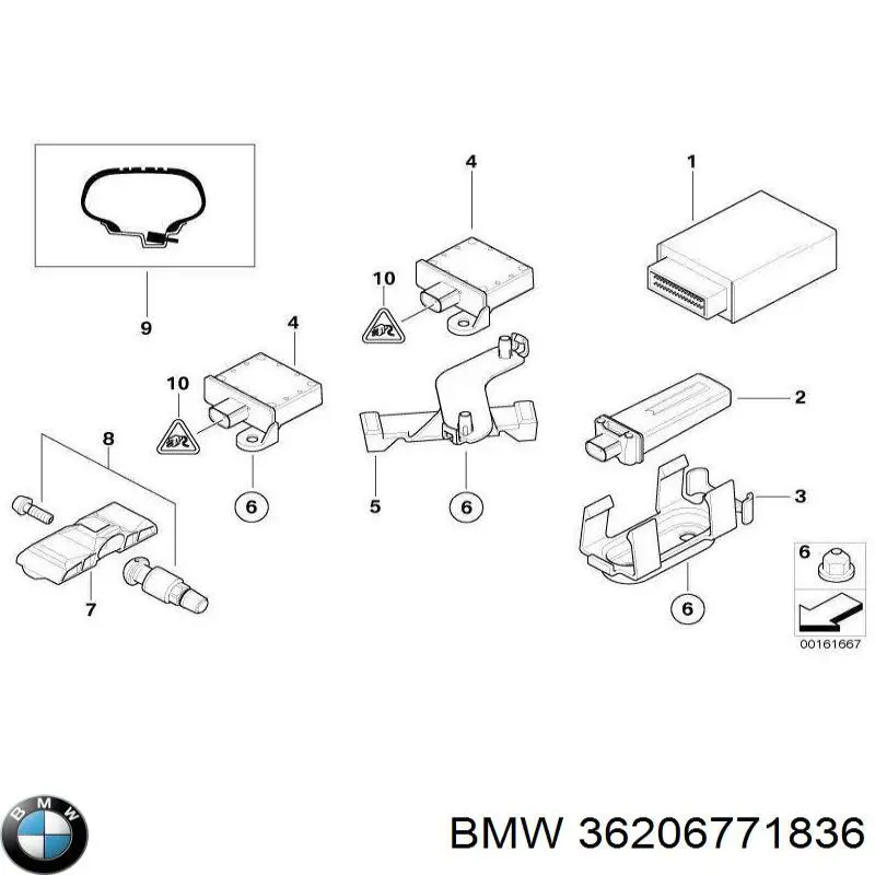  BMW 36206771836 ціна, від 37.05 USD