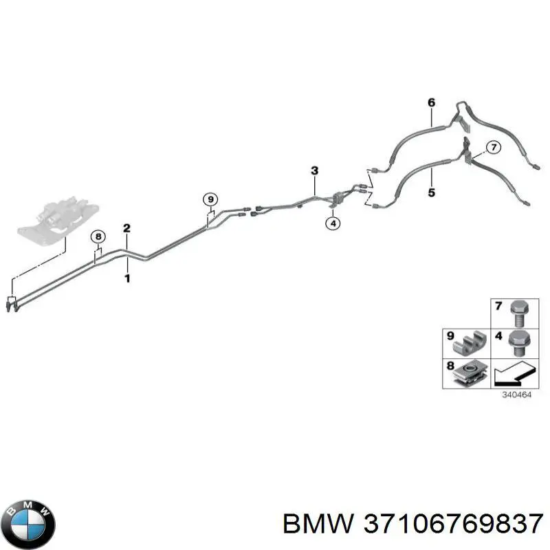 Купити 37106769837 BMW 