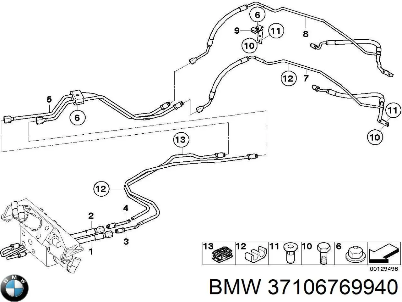  BMW 37106769940 ціна, від 496.74 USD